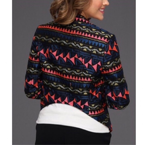 { Parker NY } : “Emmy” Black Embroidered Jacket - Picture 5 of 8